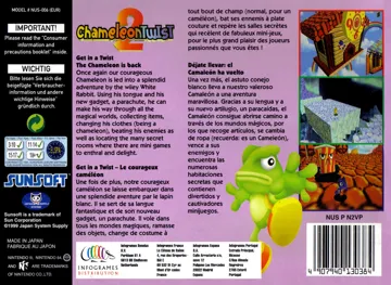 Chameleon Twist 2 (Europe) box cover back